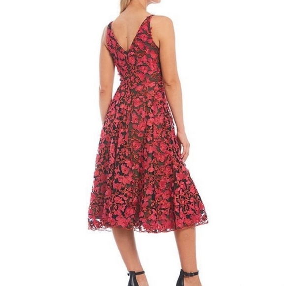 Dress The Population Elisa Playful Embroidered Midi Dress - Picture 2 of 10